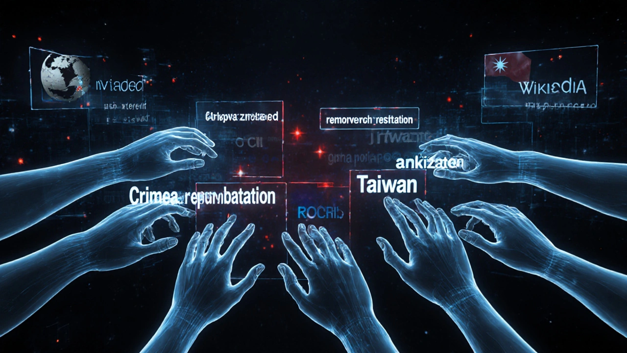 Geopolitical Edit Wars on Wikipedia: High-Profile Cases