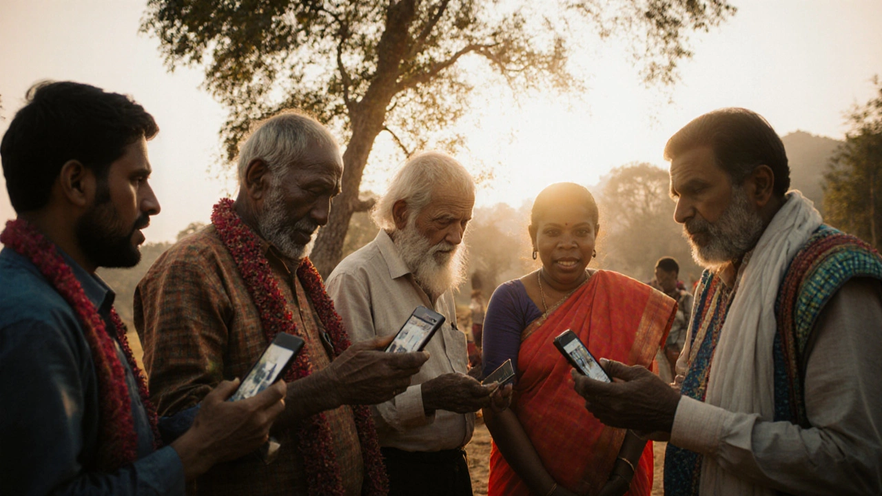 Volunteers in rural Asia recording oral histories to contribute to their local Wikipedia language edition.