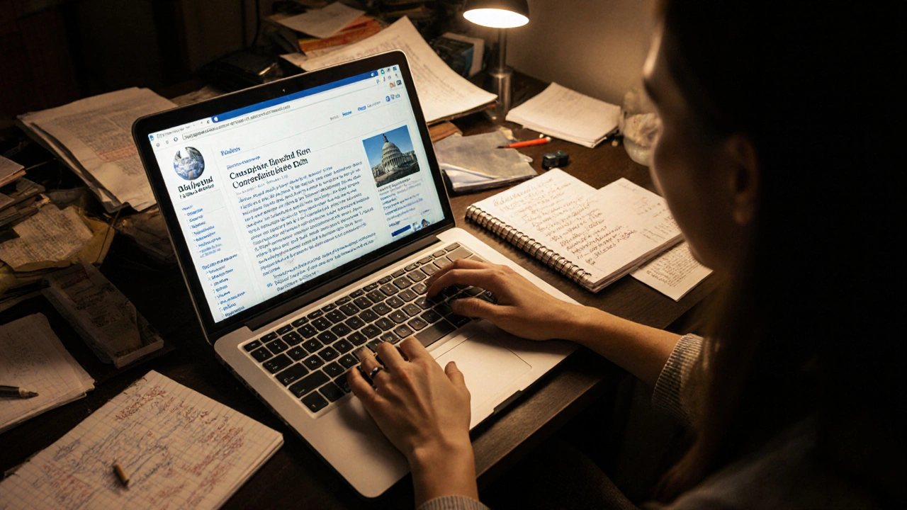 Wikipedia as Background Material: The Journalist's Reference Guide