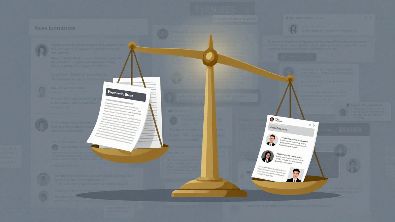 A balance scale weighing verified sources against unsupported claims in a Wikipedia dispute.
