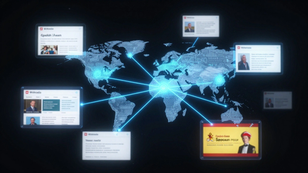 How Interlanguage Links Connect Wikipedia Editions Around the World