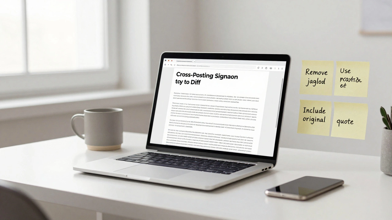 How to Cross-Post Signpost Stories to Wikimedia Diff: Best Practices