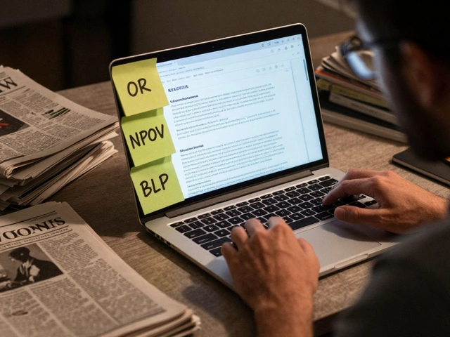 What Wikipedia Tags Mean for Journalists: OR, NPOV, and BLP