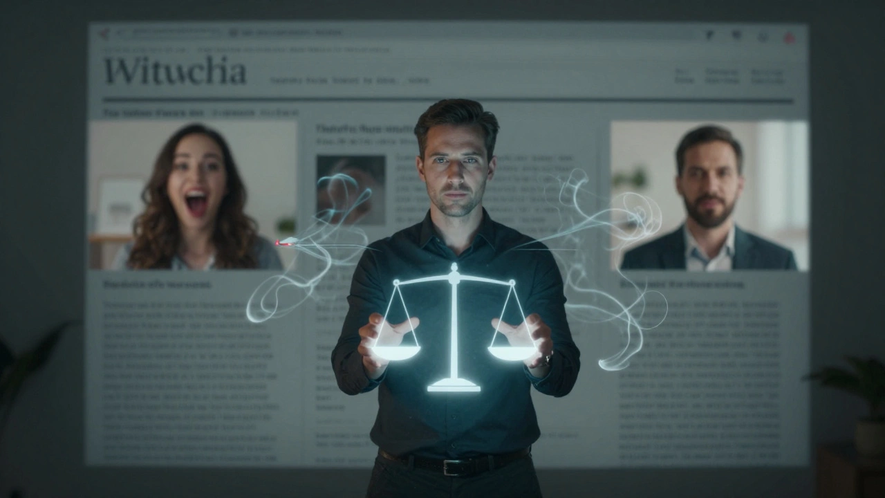 A neutral mediator facilitating a dispute between two editors over an article.