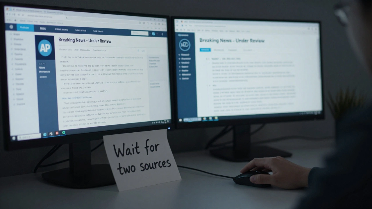 Breaking News Sourcing Standards on Wikipedia Articles