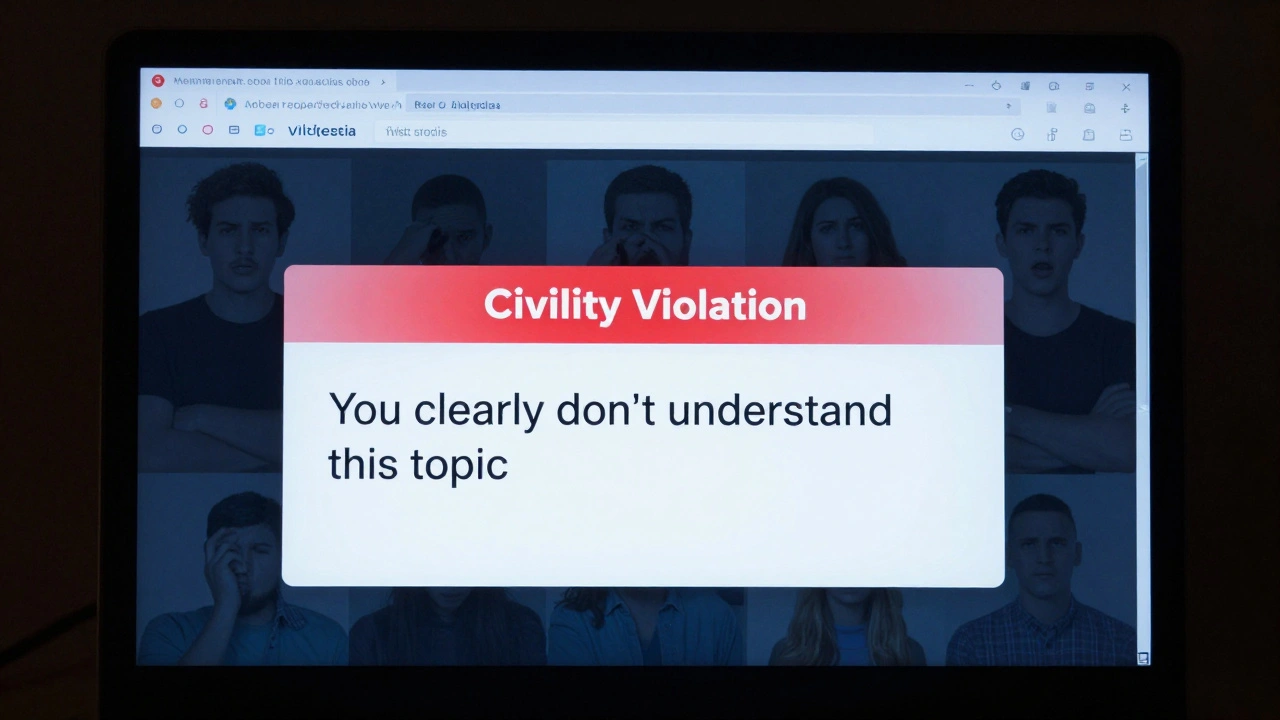 Civility Sanctions on Wikipedia: Where Lines Are Drawn