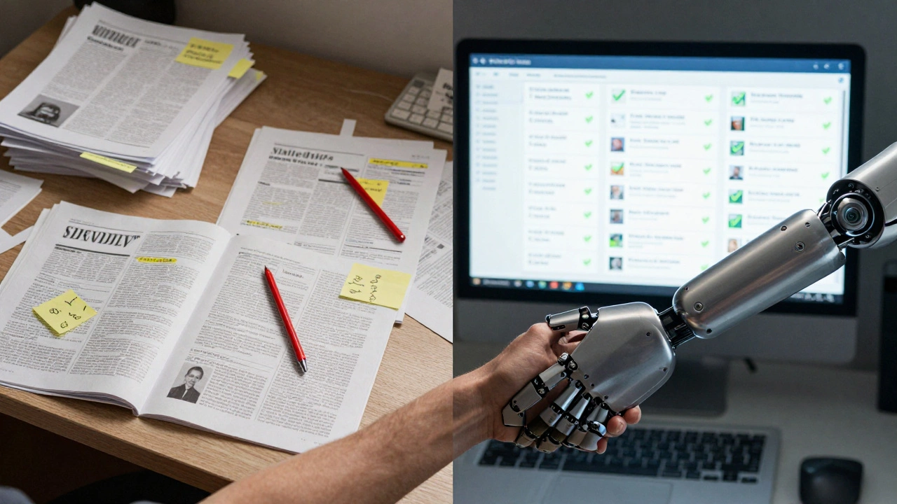 Contrast between manual Wikipedia editing and automated bot updates.