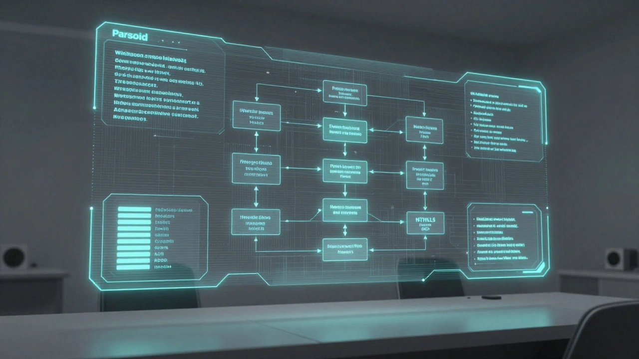 Holographic Parsoid parsing pipeline with data streams and templates.