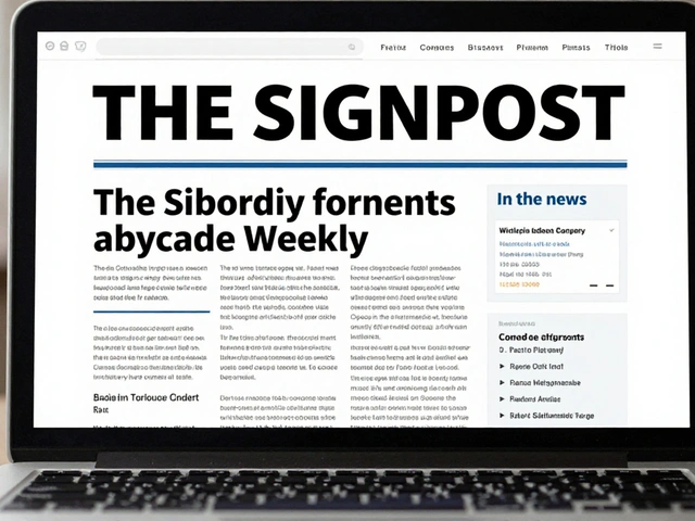 Design and Layout Choices for The Signpost on English Wikipedia