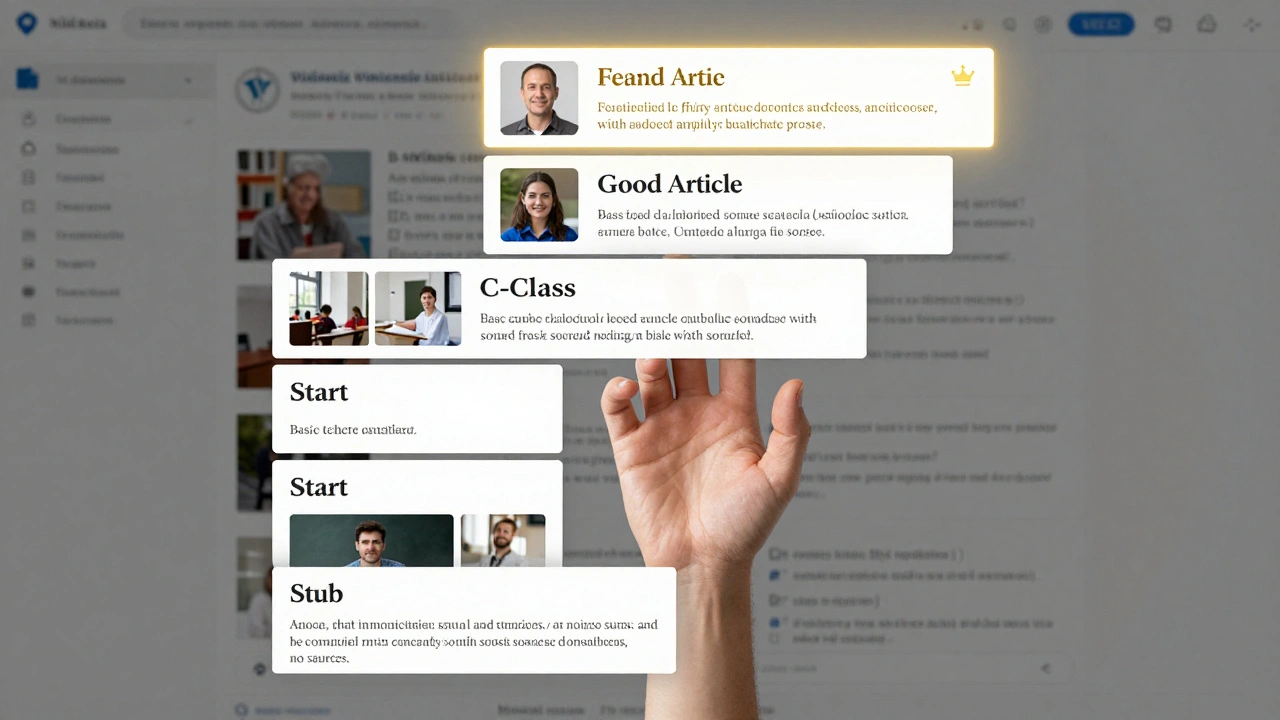 Wikipedia Article Quality Classes Explained for Editors