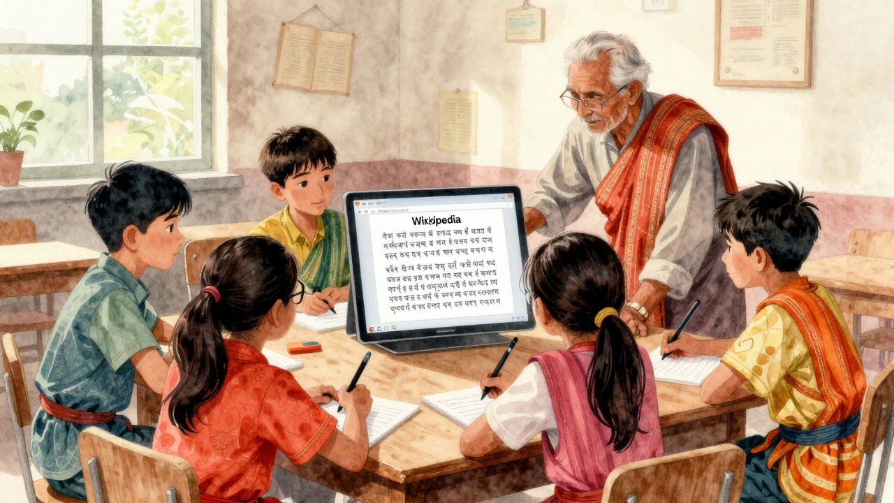 Assam students documenting Bodo language with community elders