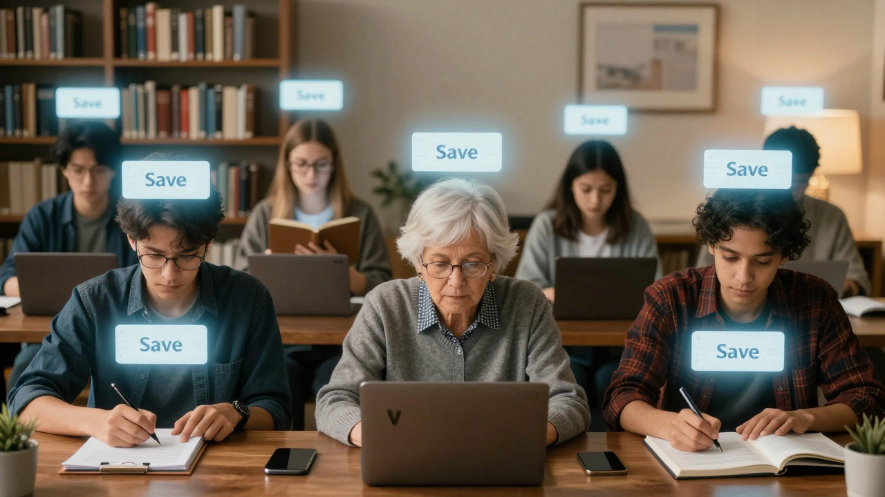 Diverse people editing Wikipedia anonymously, with temporary account IDs floating above them.