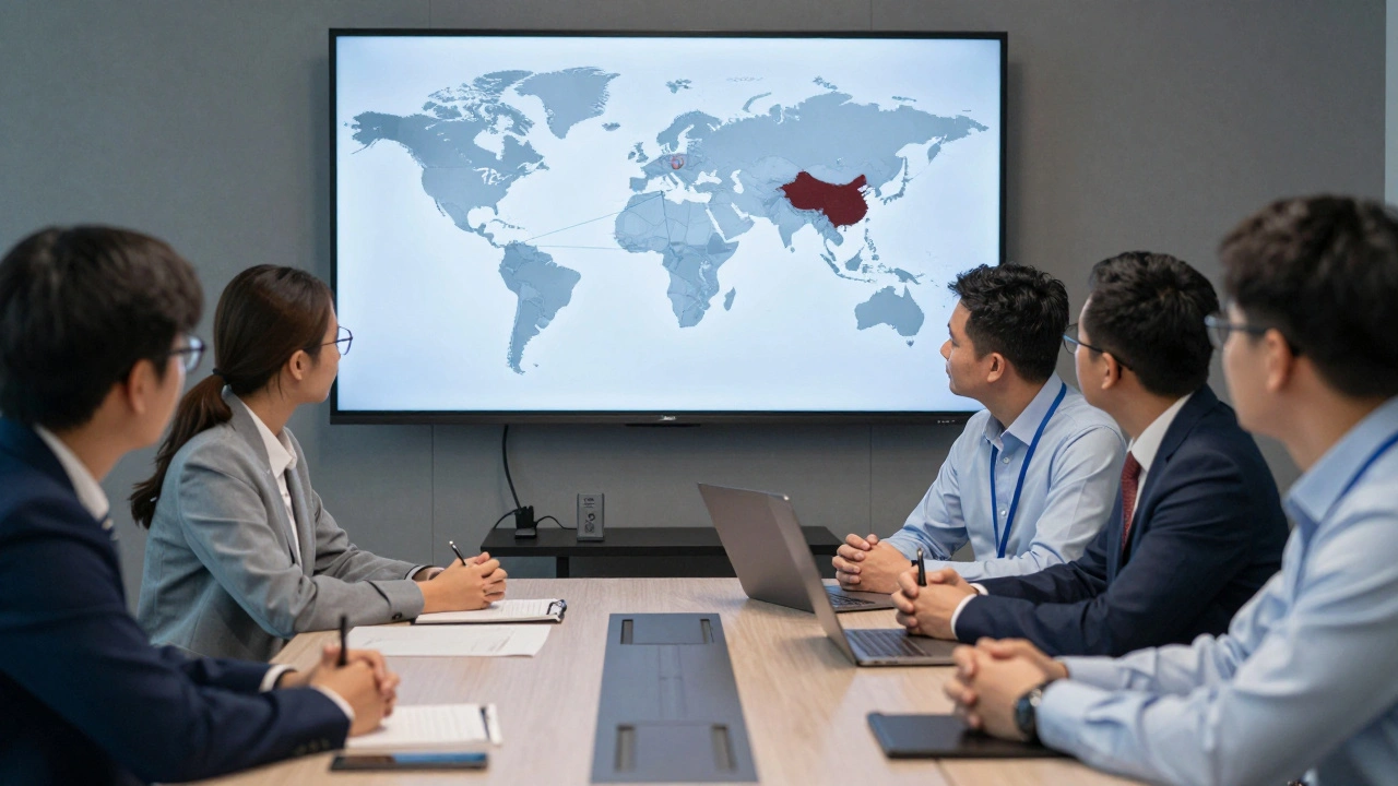 Ombuds Commission volunteers working with Trust and Safety Team on a global harassment case during a professional meeting.