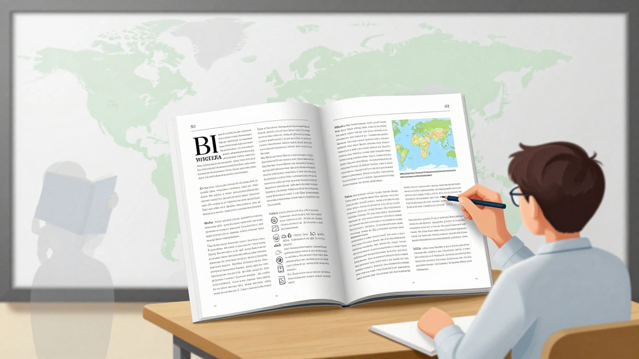 Student expanding a Wikipedia stub into a detailed article with global readers watching.