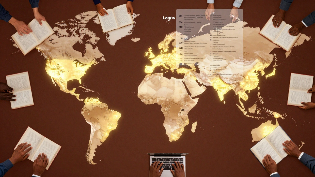 A global map showing thousands of edit-a-thons spreading knowledge across underrepresented regions.