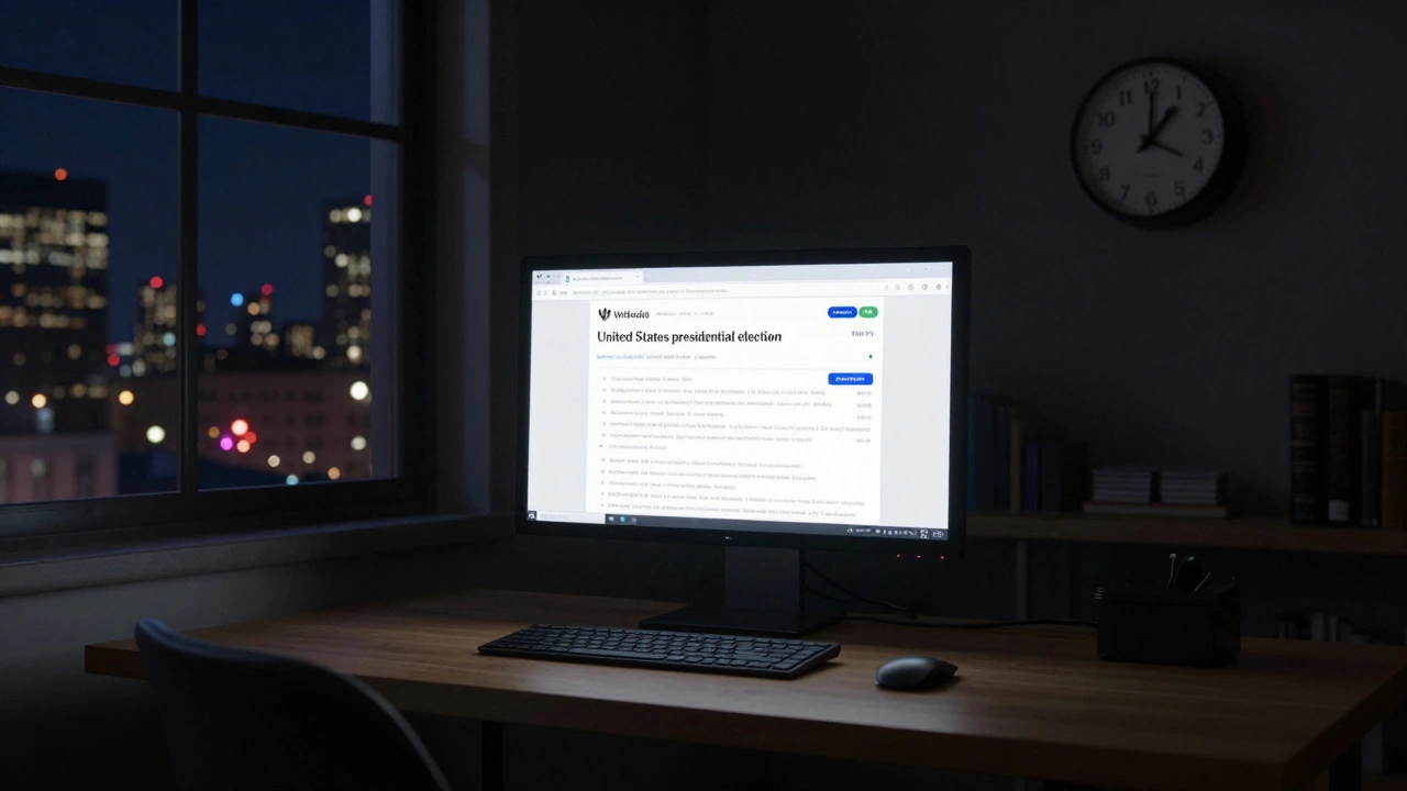 Election Night Traffic on Wikipedia: Pages to Watch