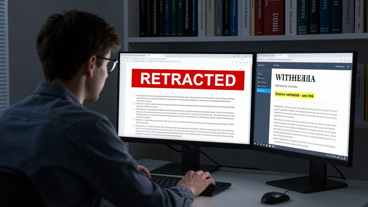 How to Handle Retractions and Corrections in Wikipedia References