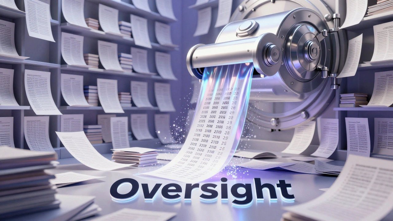 A shimmering veil dissolving sensitive personal data within a vast digital library.