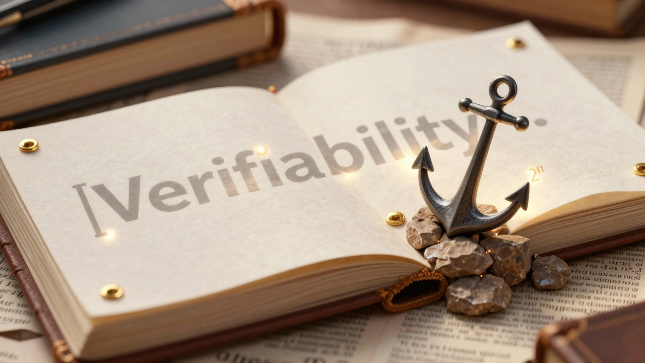 Digital text being anchored to physical academic books by glowing citation numbers.