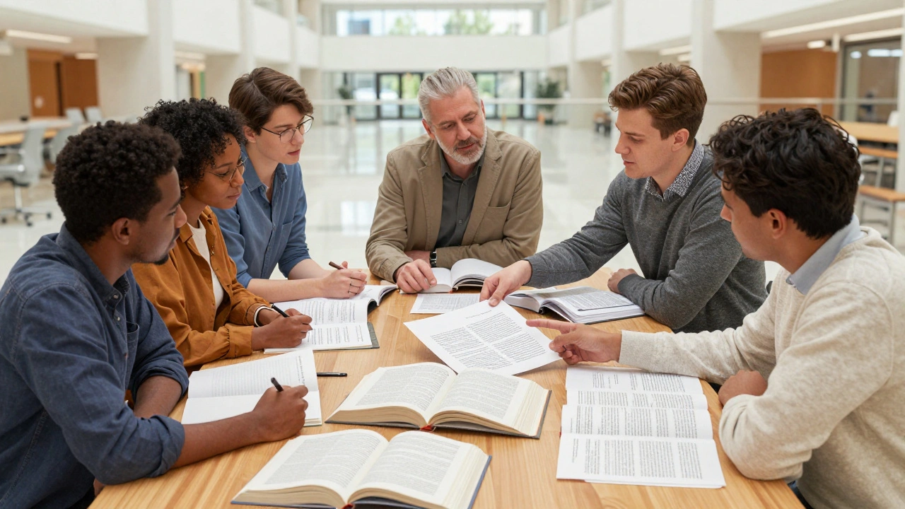 Editors collaborating with academic sources to refine a detailed list.