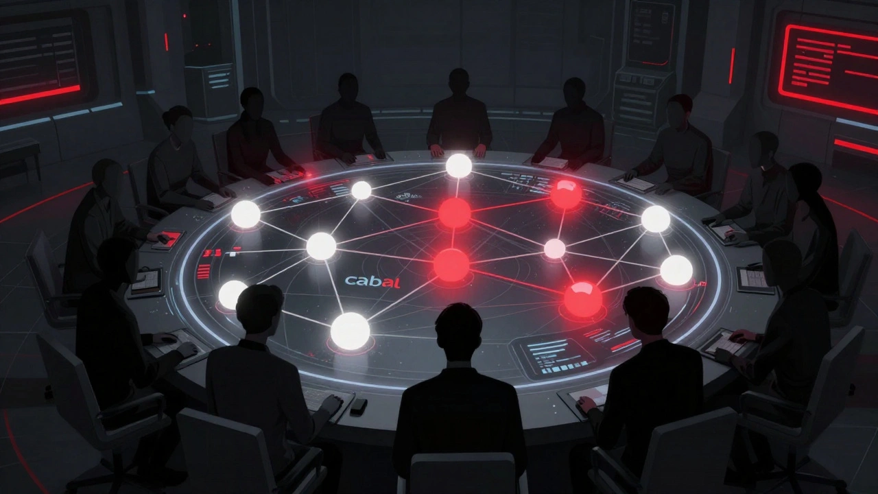 Shadowy figures at a holographic interface deleting network nodes in a dark room