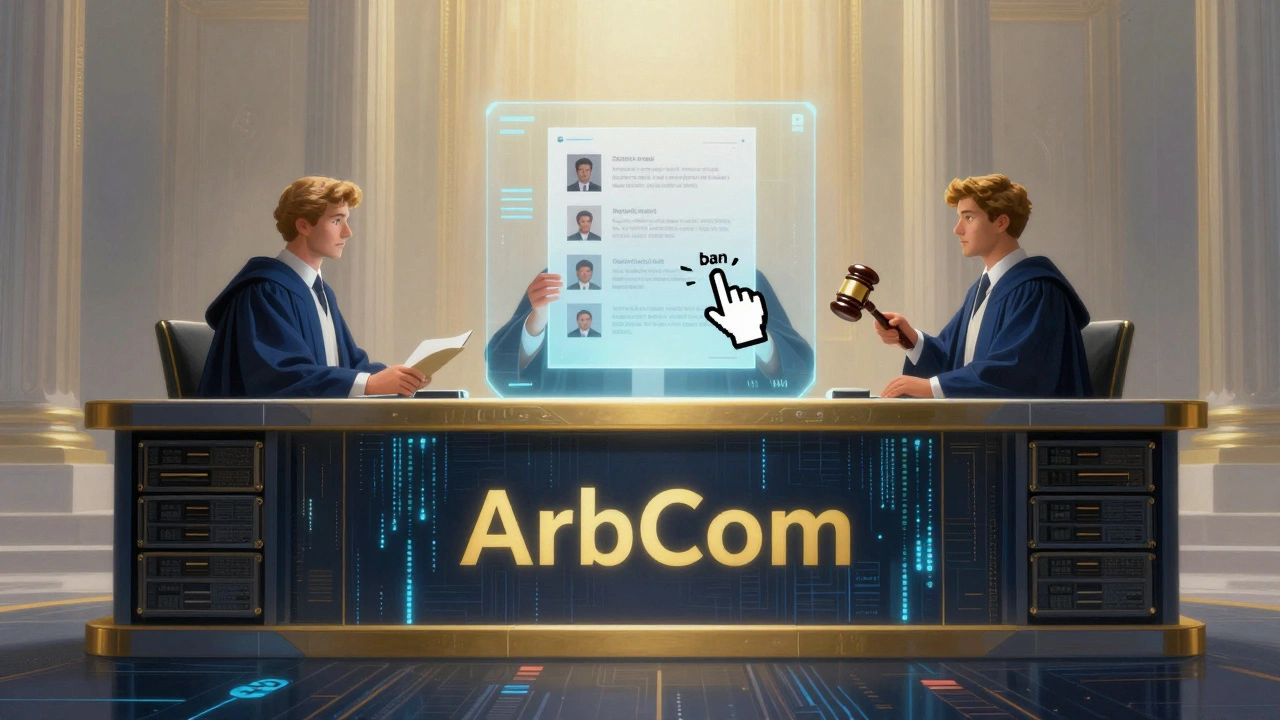 Arbitration committee judging digital content