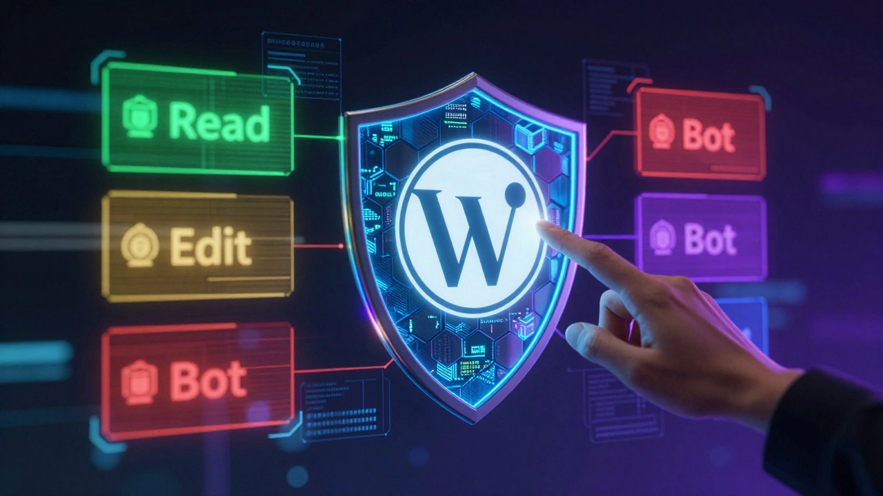 Developer toggling holographic permission scopes on a shield