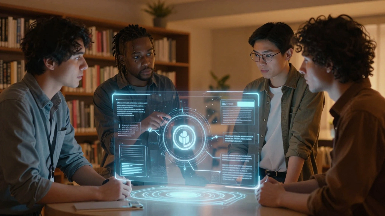 Editors collaborating over a holographic article structure