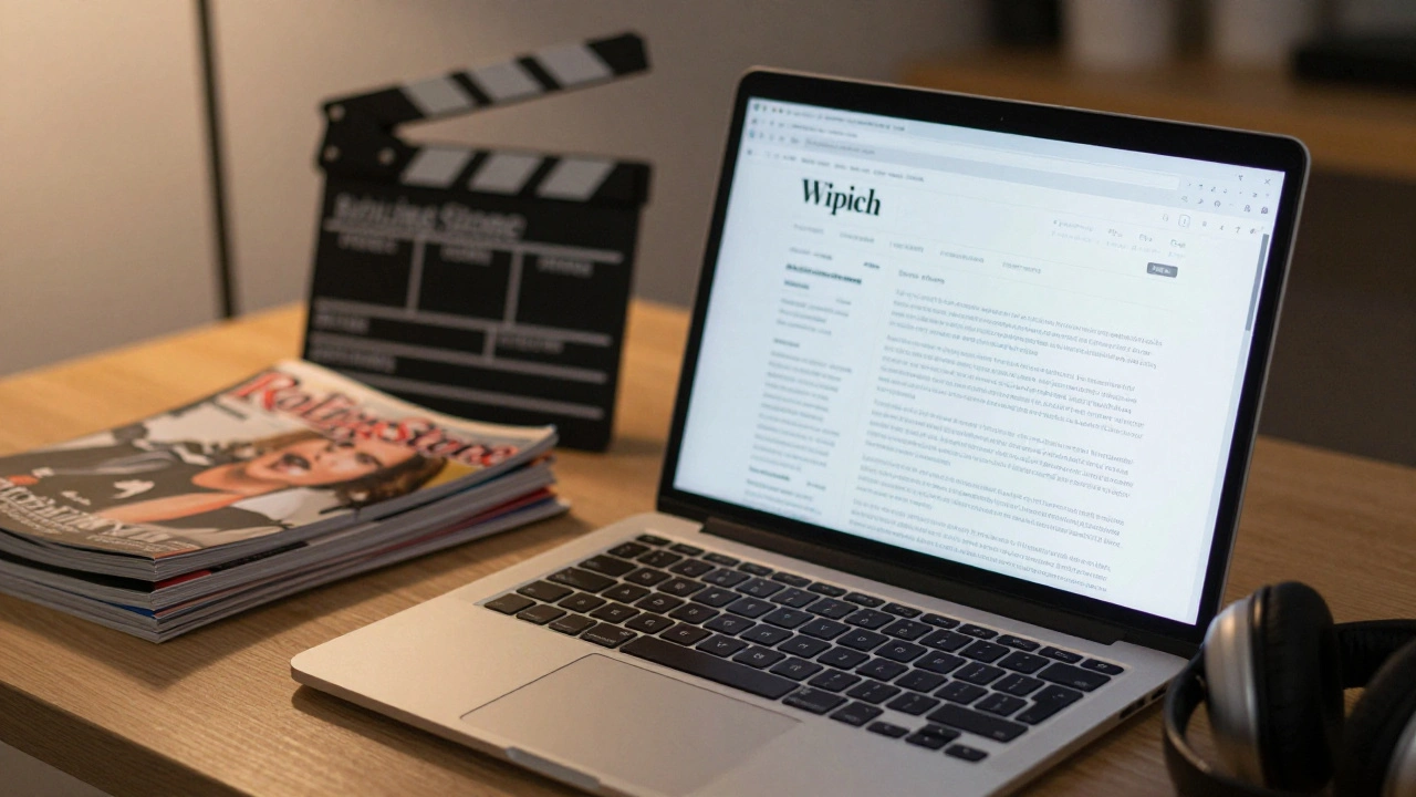 Entertainment Journalism on Wikipedia: Celebrity Coverage and Pop Culture