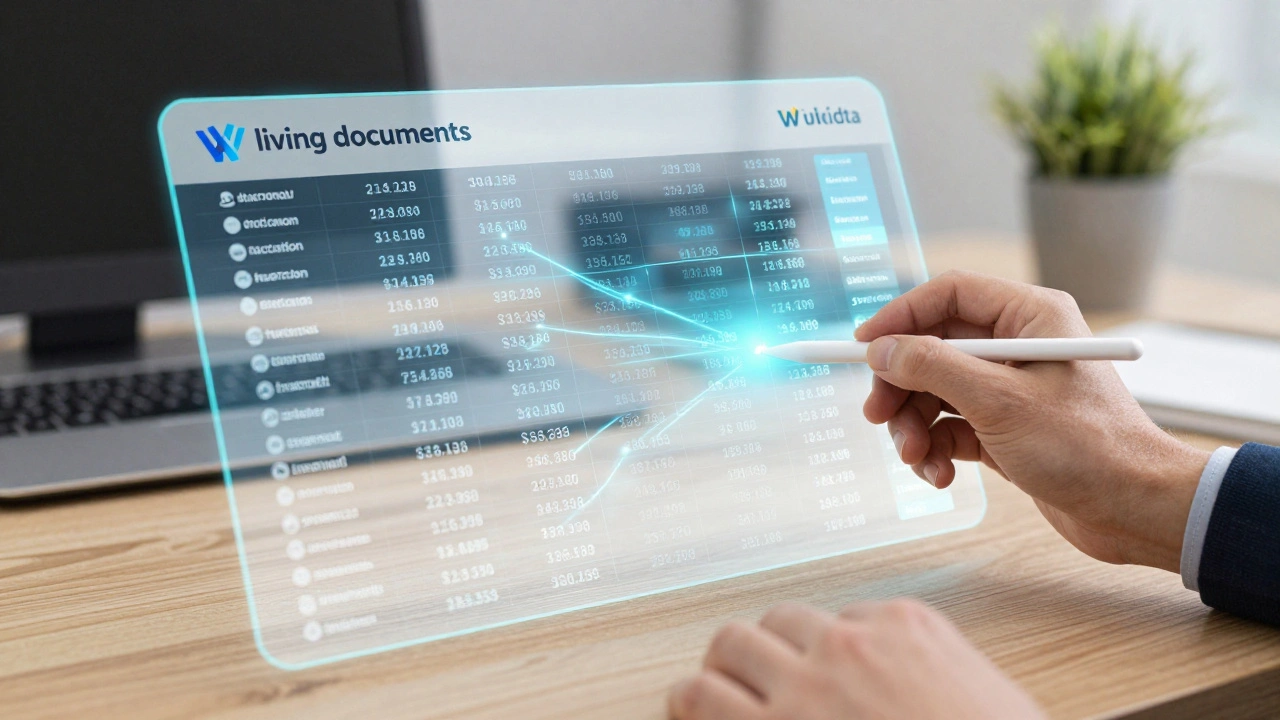 Holographic display of structured Wikidata integrated into news report