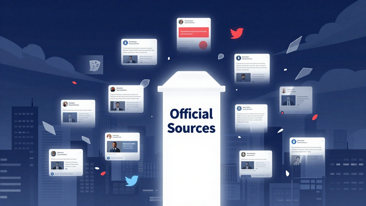 Solid official sources standing firm against chaotic rumors