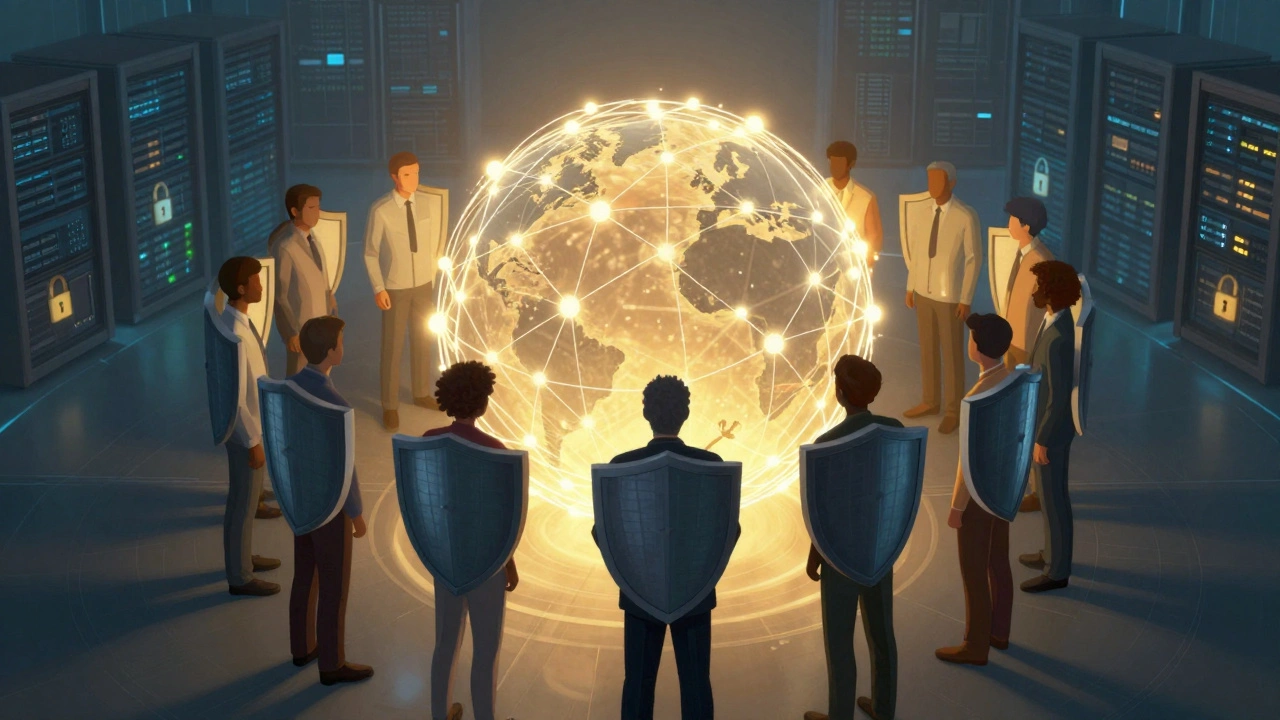Stewards forming a digital shield to protect the global knowledge network