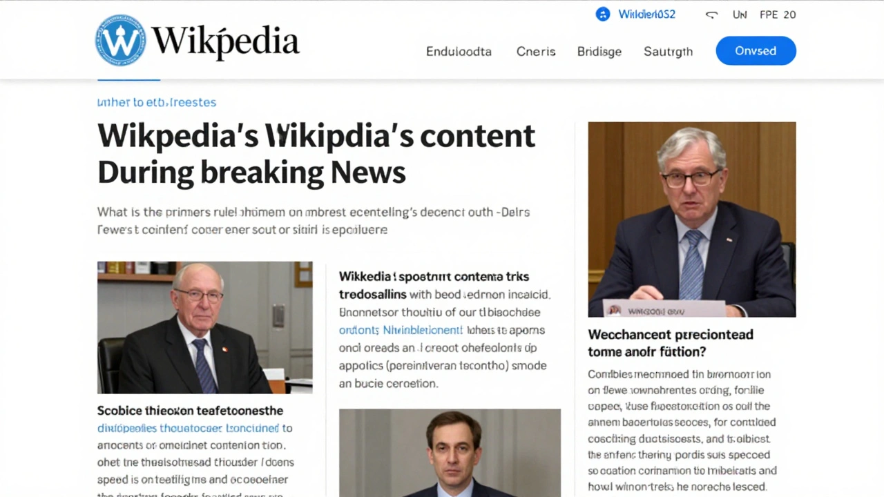 Verifiability vs. Speed: How Wikipedia Balances Accuracy in Breaking News