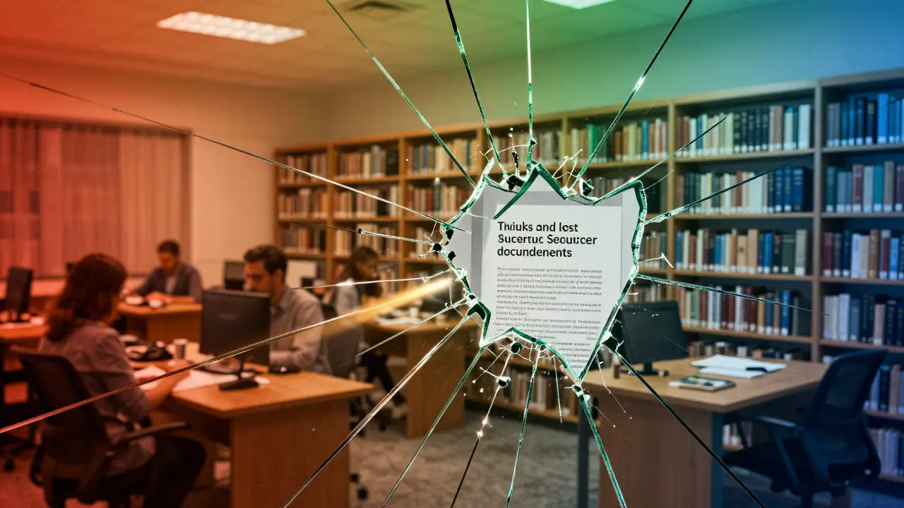 Conceptual art showing transition from chaotic news to organized facts
