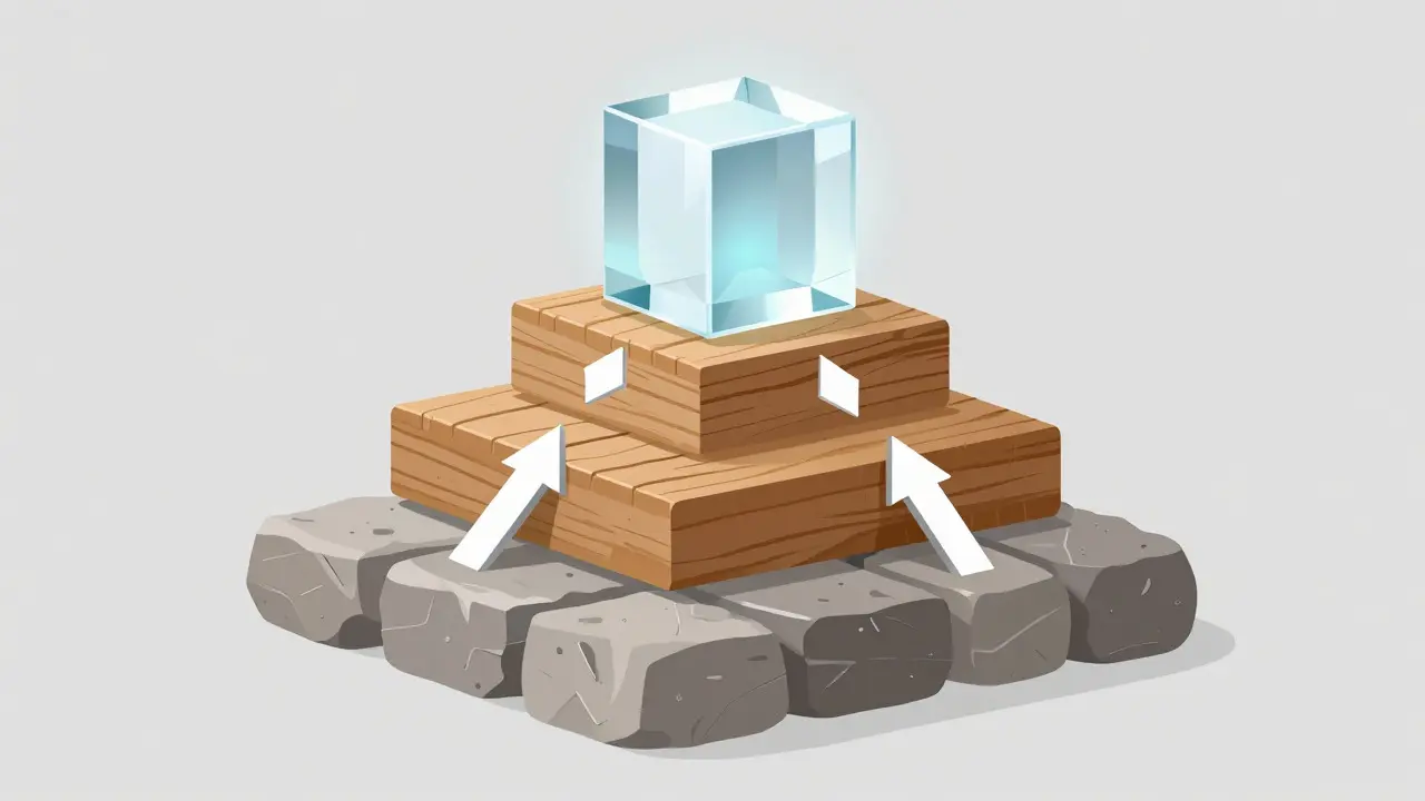 Illustration of a pyramid showing source hierarchy levels