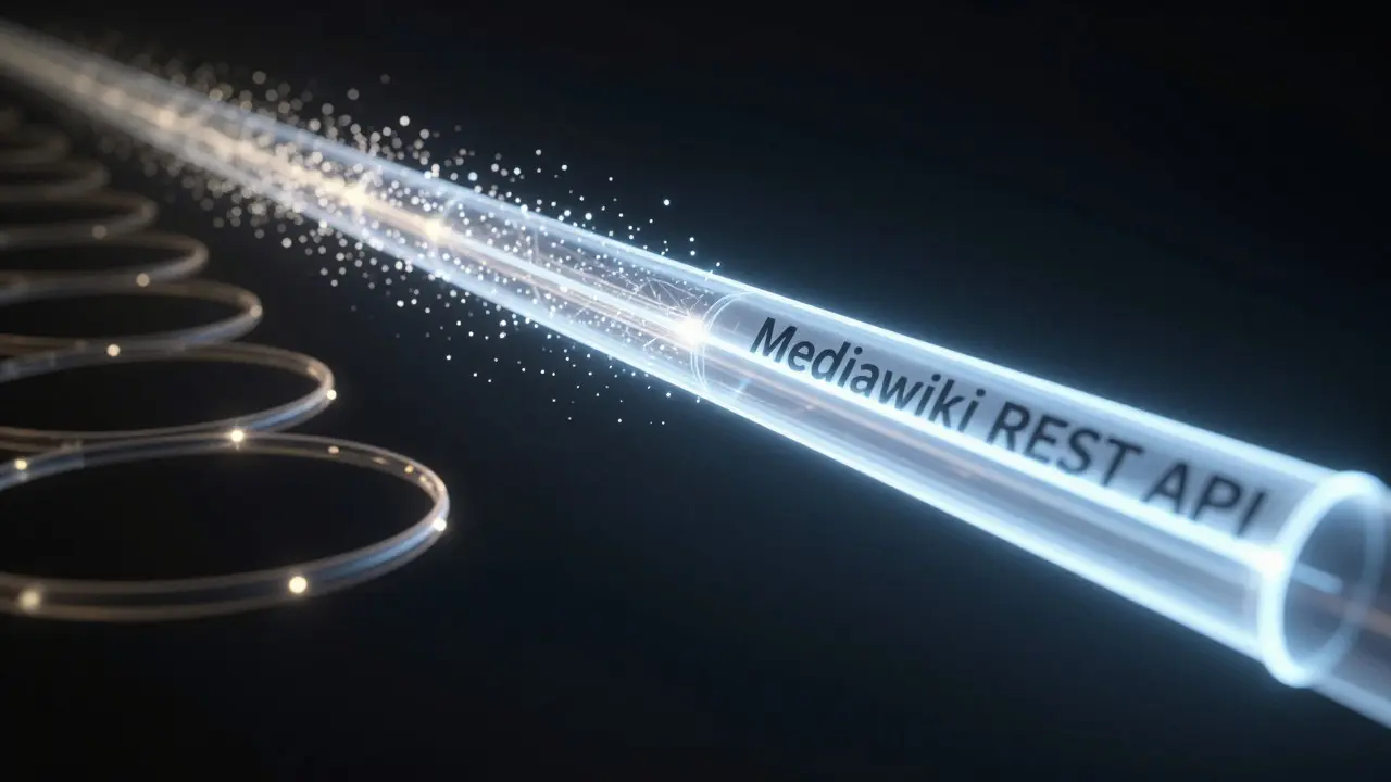 Visual representation of data speed increasing as network path simplifies