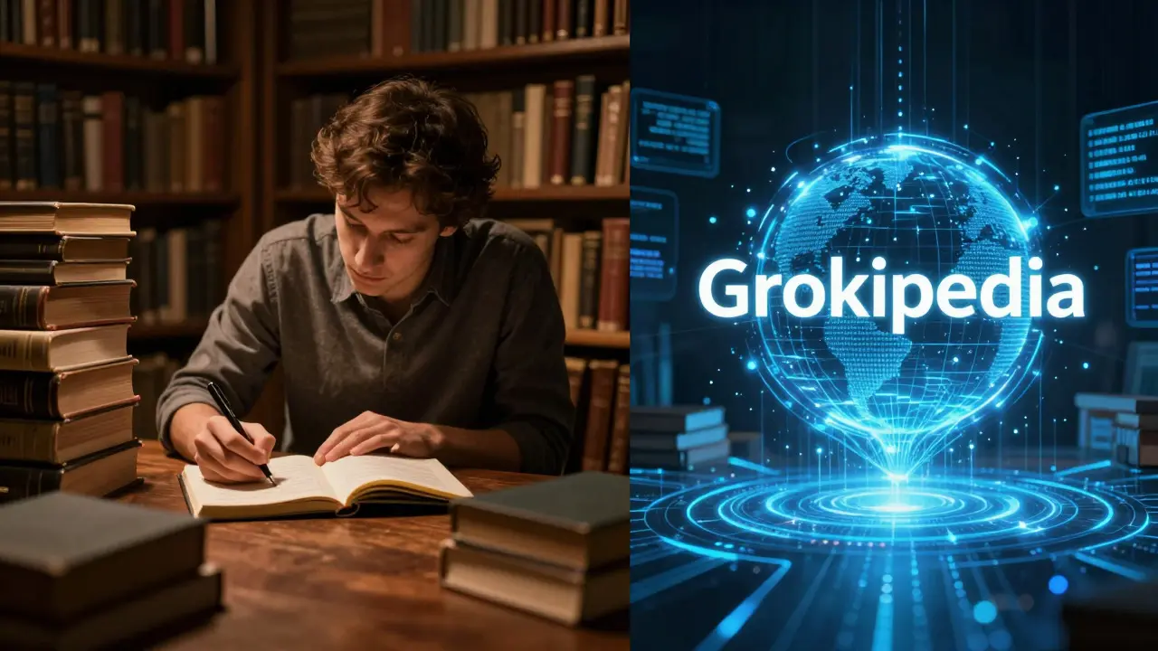 Wikipedia vs Grokipedia: Editorial Standards, Sourcing, and Ideology Compared