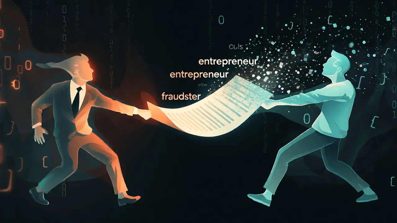 Abstract visualization of conflicting editors battling over article text