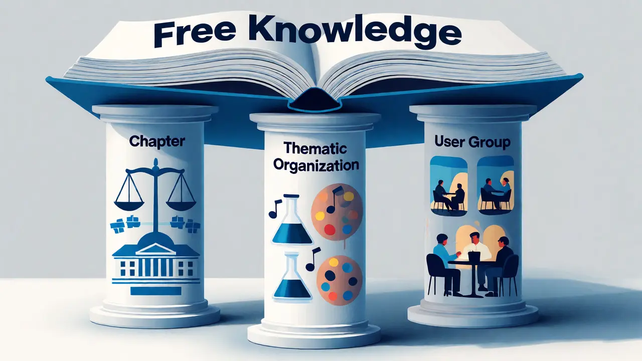 Three pillars supporting a book, representing affiliate types
