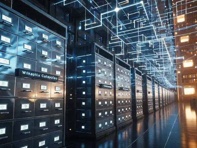 How Wikipedia Categories and Portals Organize Encyclopedic Content