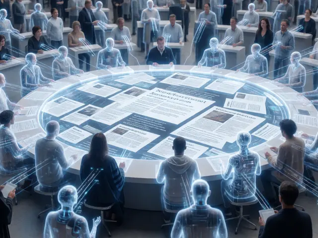 How Wikipedia Talk Pages Facilitate Editorial Deliberation and Consensus